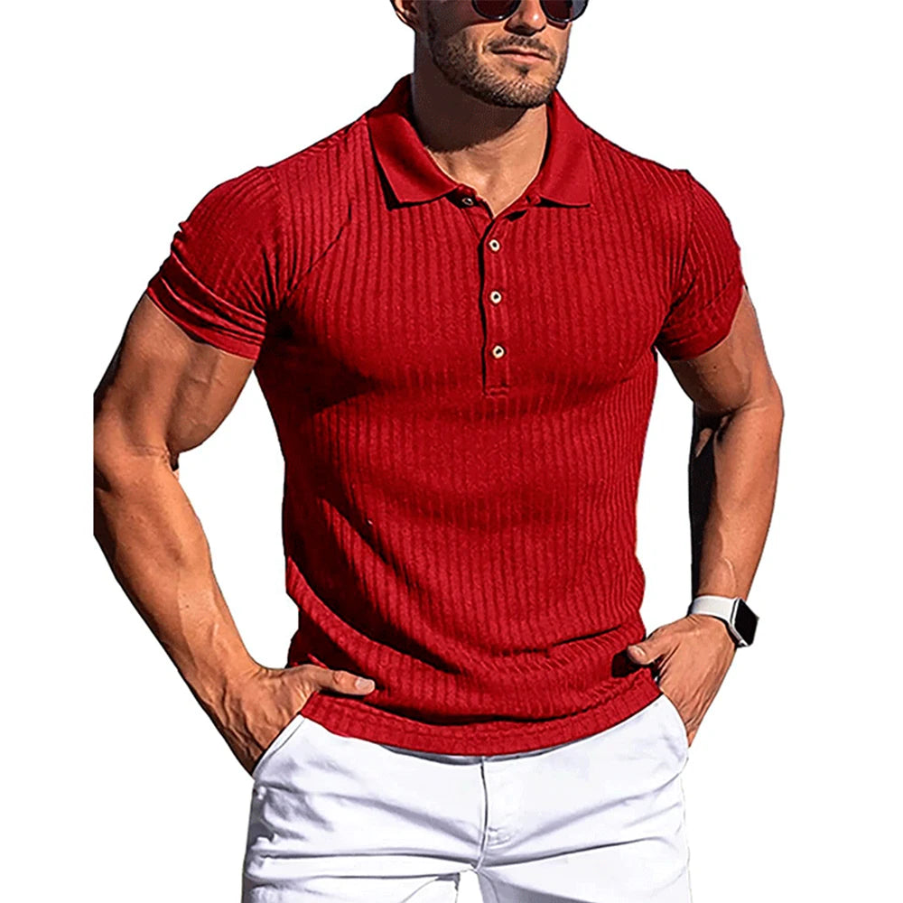 Sterling Stand-Collar Polo