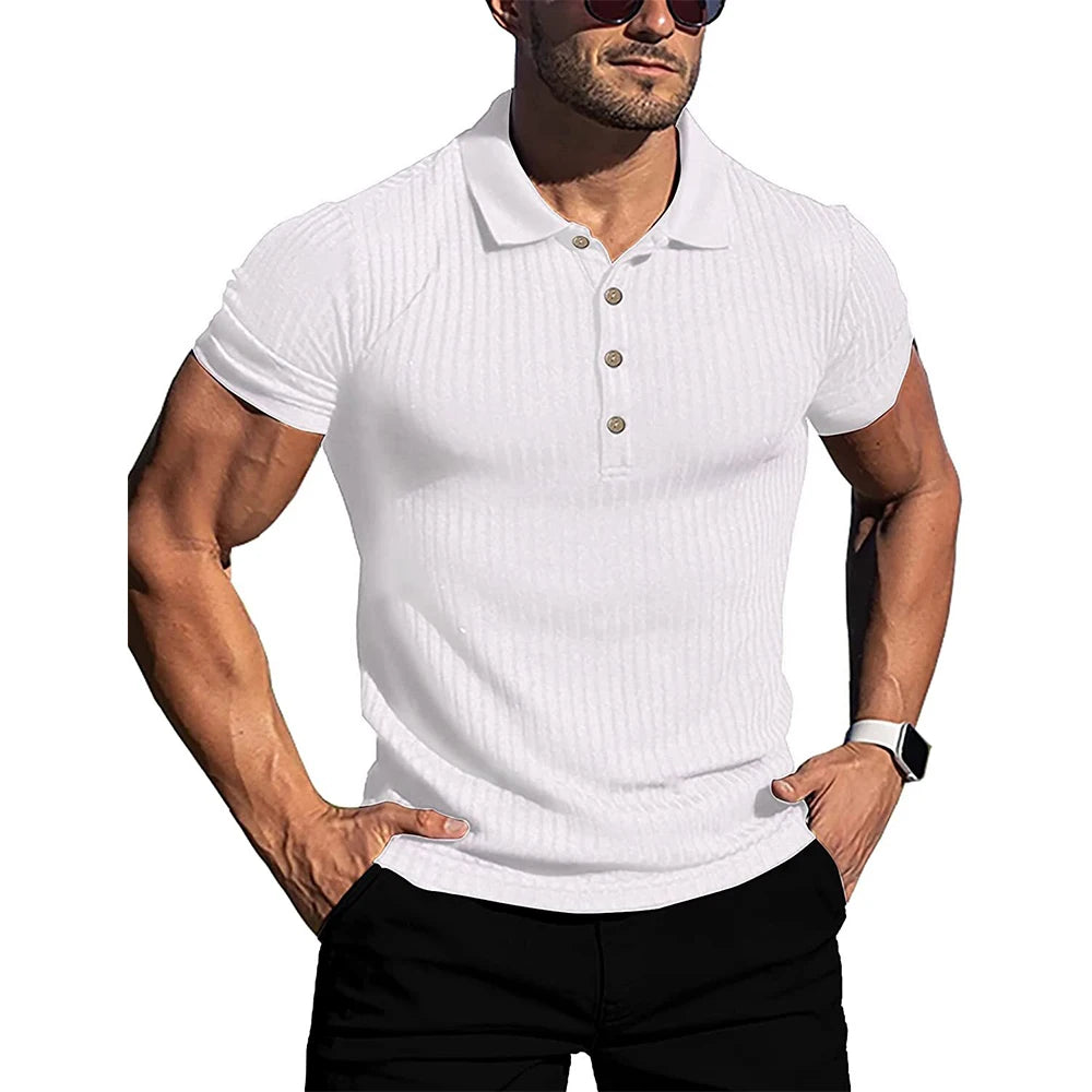 Sterling Stand-Collar Polo
