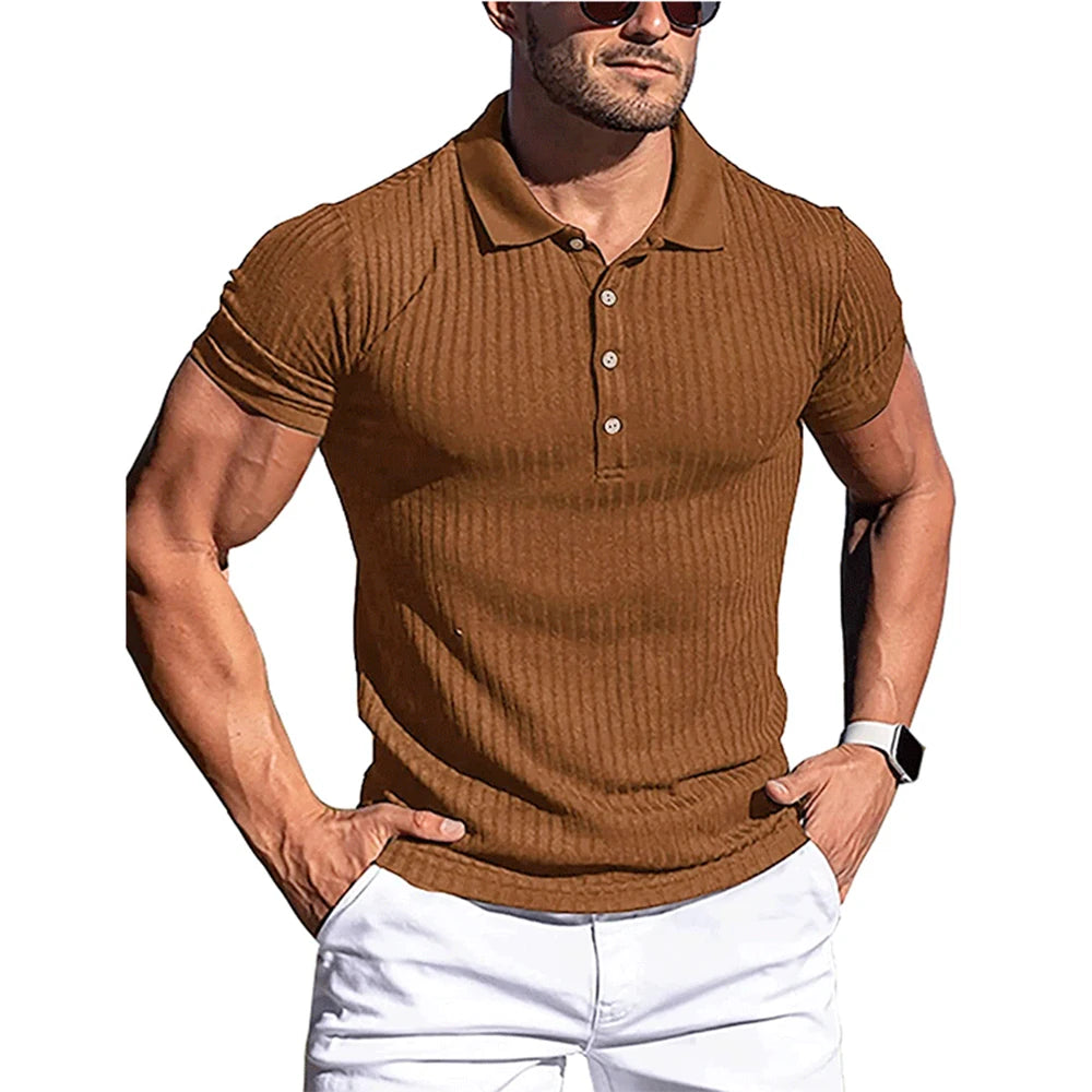 Sterling Stand-Collar Polo