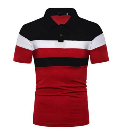 Red with black stripes