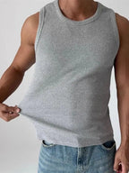 AURÉN Ribbed Cotton Vest