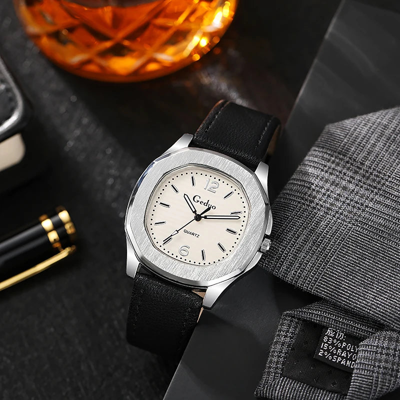 Bexley Watch in Steel Black, octagonal case