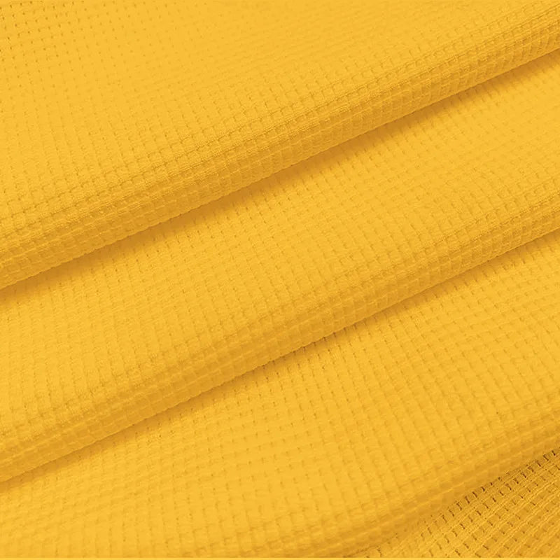 Waffle-Knit Polo