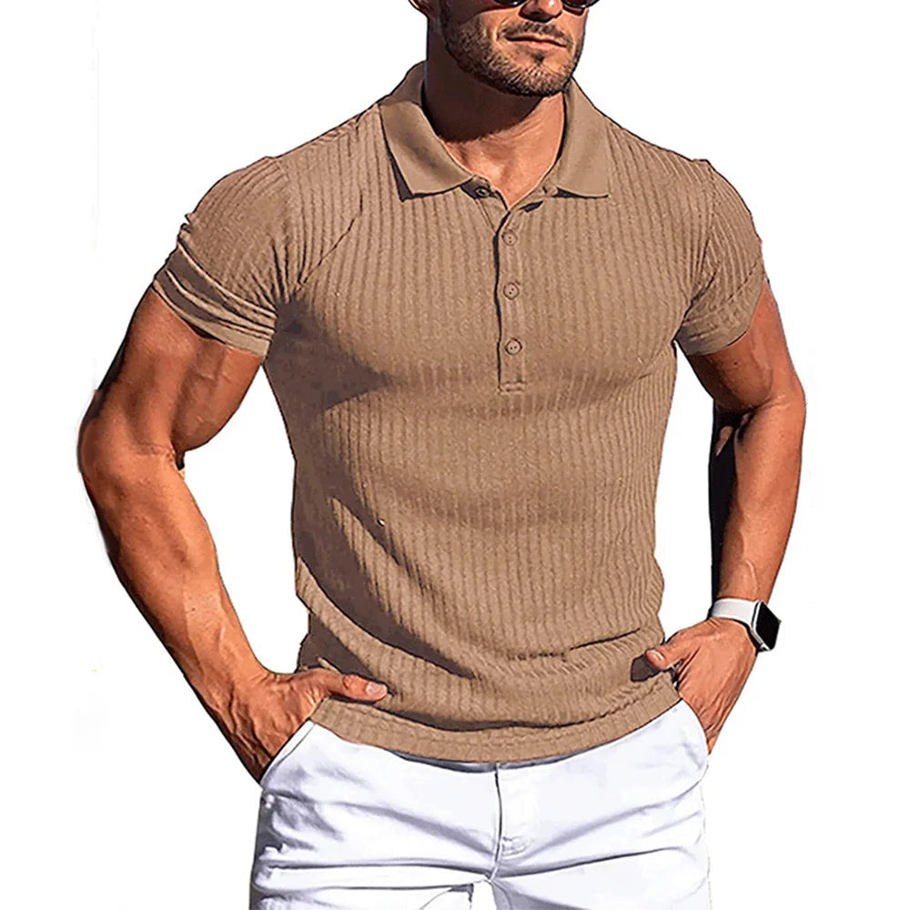 Sterling Stand-Collar Polo