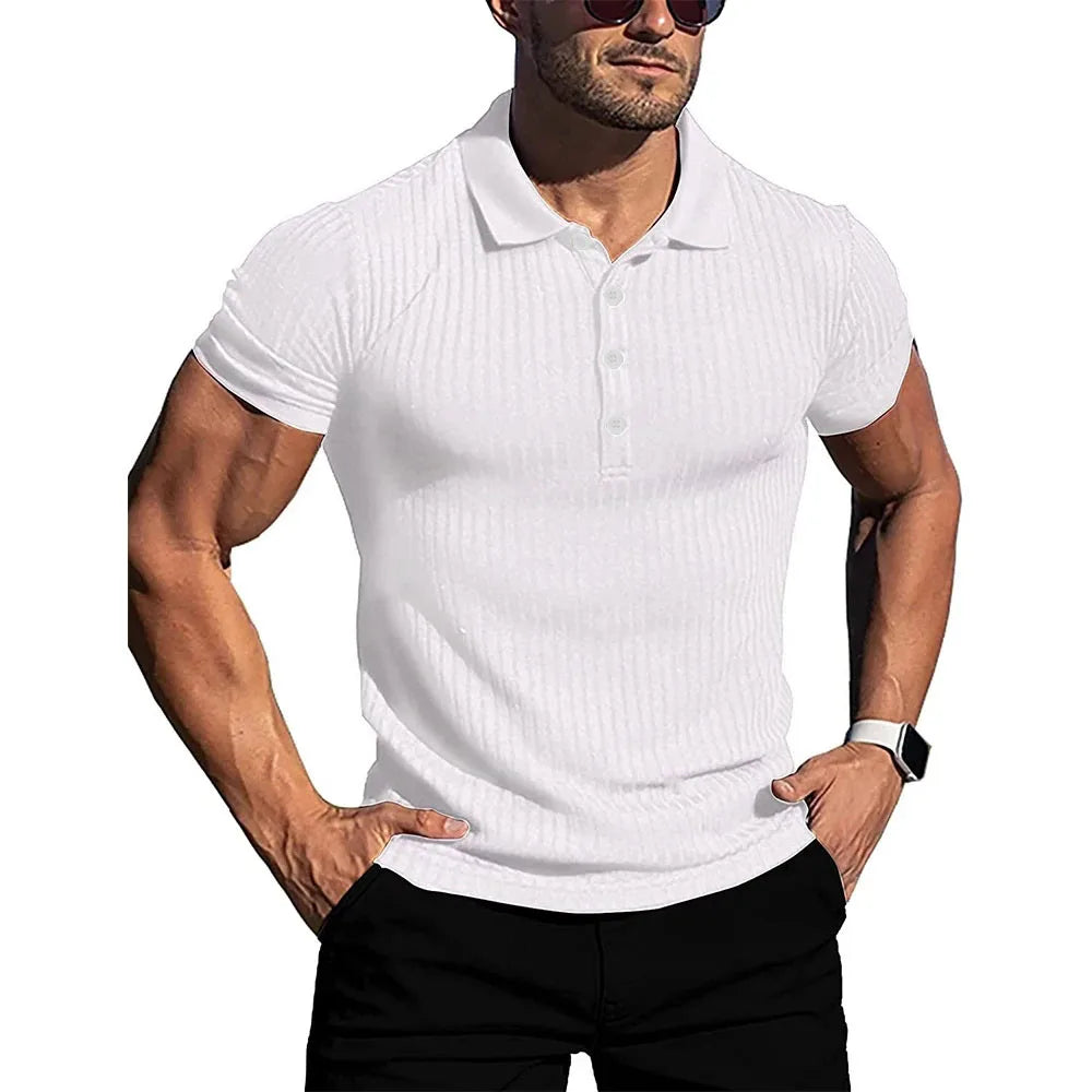 Sterling Stand-Collar Polo