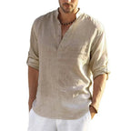 Linen Grandad Shirt