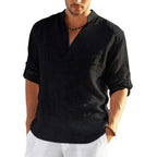Linen Grandad Shirt