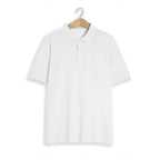 Waffle-Knit Polo