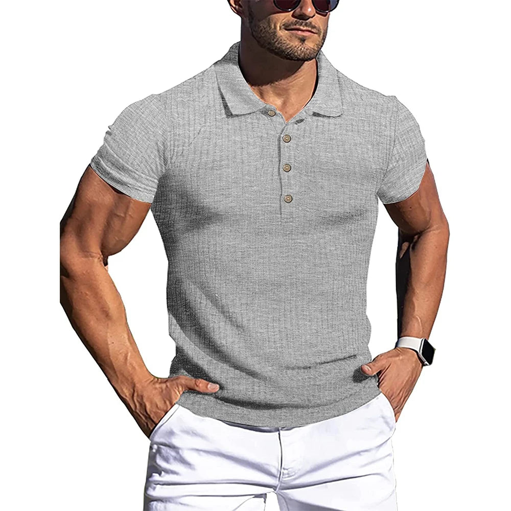 Sterling Stand-Collar Polo