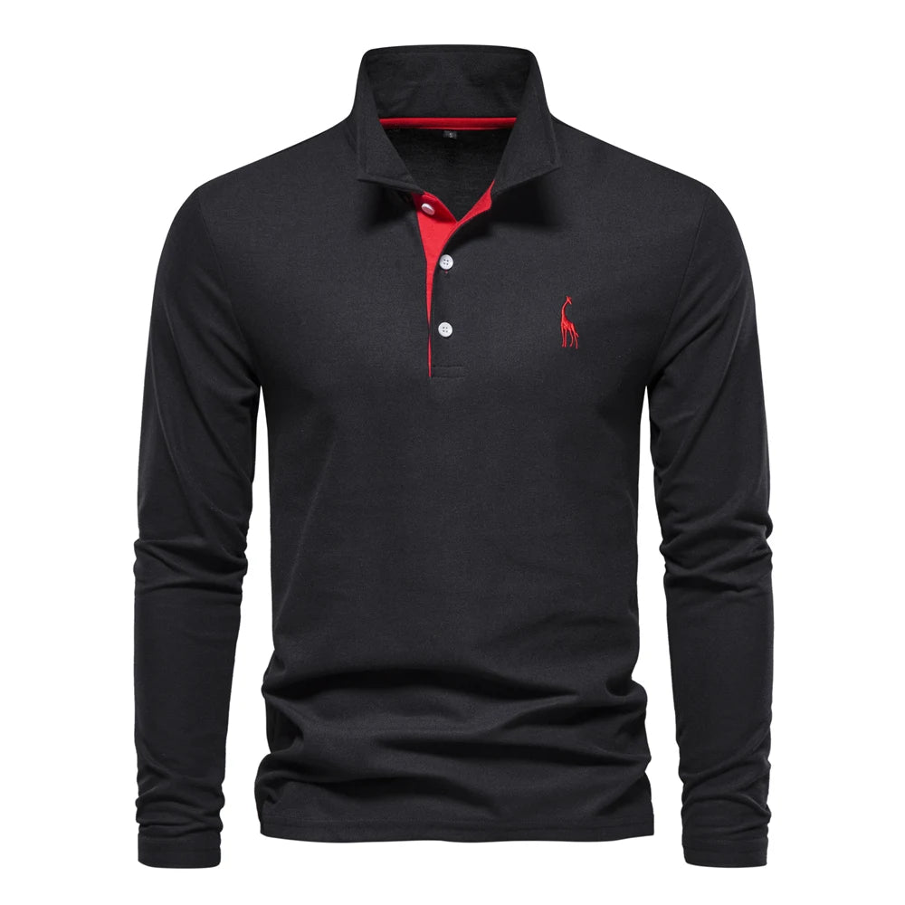 Hartley Long-Sleeve Polo