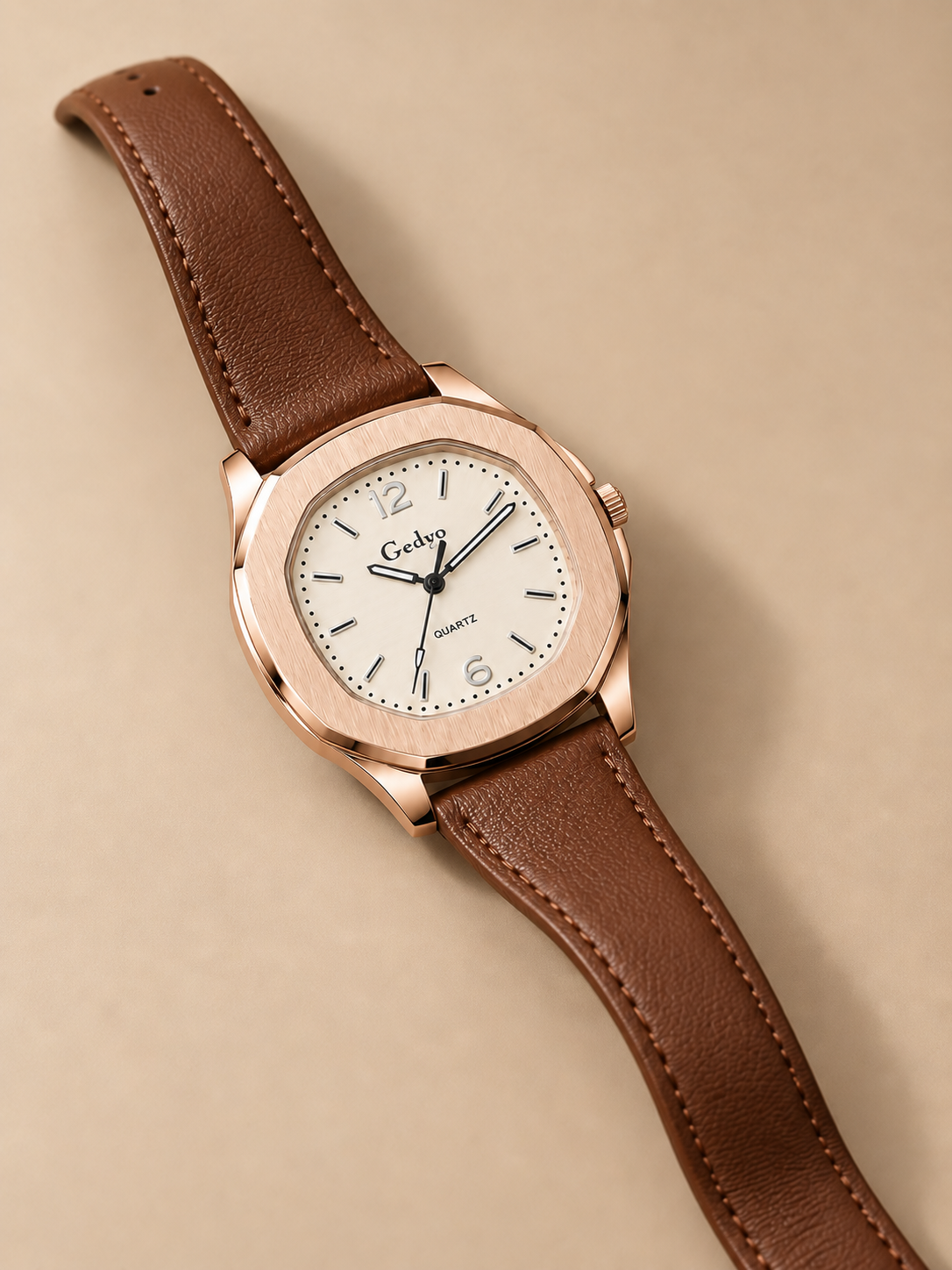 Bexley Watch in Rose Gold Tan