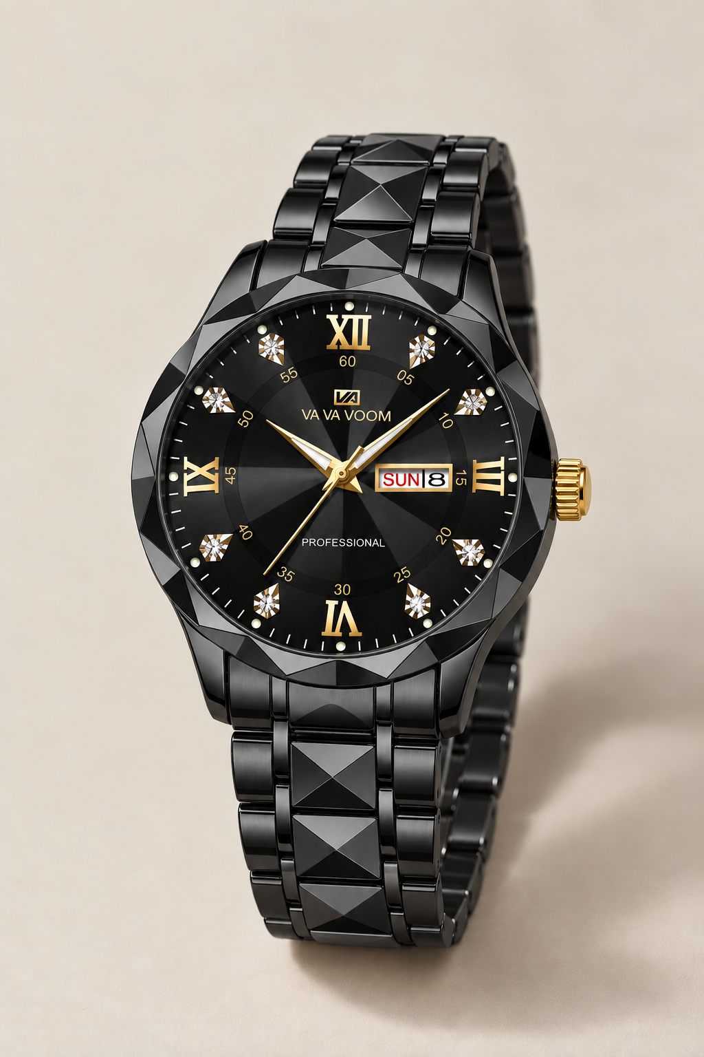 Thorne Watch in Onyx Gold
